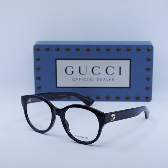 Final Price! Gucci GG1580O 001 Shiny Black Eyeglasses main image 4